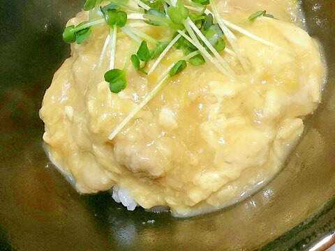 卵が少なくても出来る親子丼